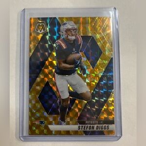 🔥2025-26 Mosaic Stefon Diggs #239 Gold   Mosaic Buffalo Bills